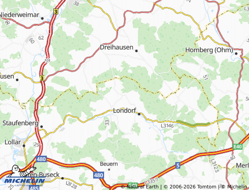 MICHELIN Nordeck map - ViaMichelin