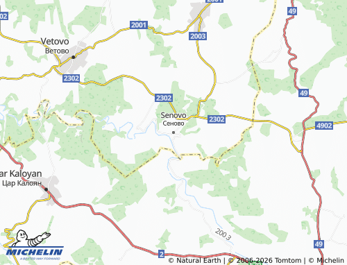 MICHELIN Senovo map - ViaMichelin