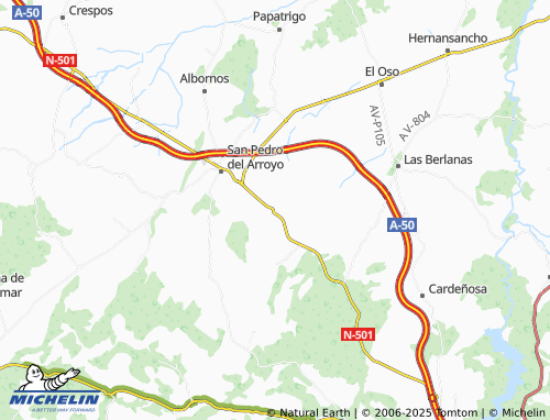 MICHELIN Aveinte map - ViaMichelin
