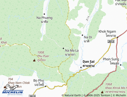 MICHELIN Na Ma La map - ViaMichelin