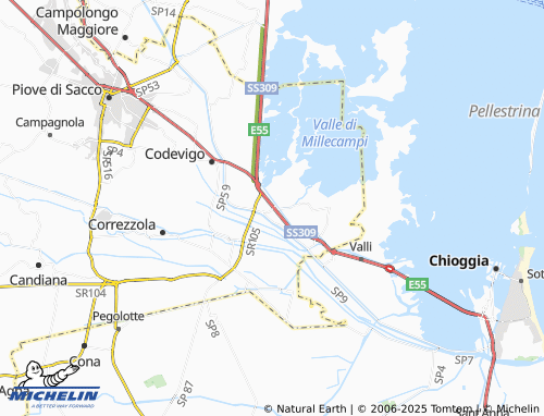 MICHELIN Passo della Fogolana map - ViaMichelin