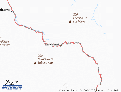 Mappa MICHELIN Landázuri - ViaMichelin