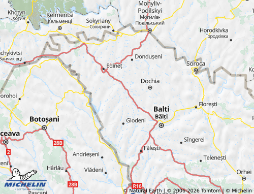 MICHELIN-Landkarte Rîșcani - ViaMichelin