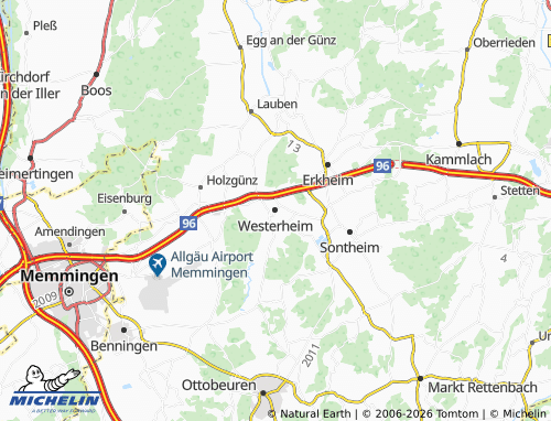 Mapa MICHELIN Westerheim - ViaMichelin