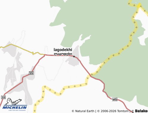 Mapa MICHELIN lagodekhi - ViaMichelin