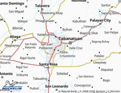 MICHELIN Mabini Extension map - ViaMichelin
