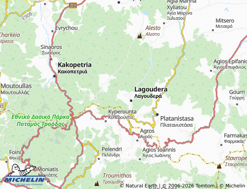 Mapa MICHELIN Saranti - ViaMichelin