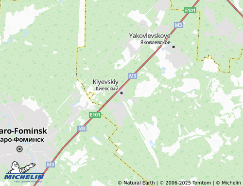 MICHELIN-Landkarte Kiyevskiy - ViaMichelin
