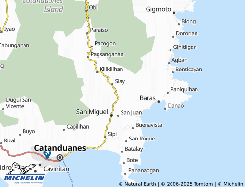 MICHELIN Obo map - ViaMichelin