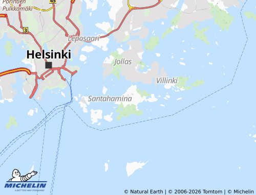MICHELIN-Landkarte Santahamina - ViaMichelin