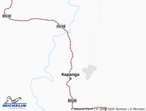 MICHELIN Sakasanga map - ViaMichelin