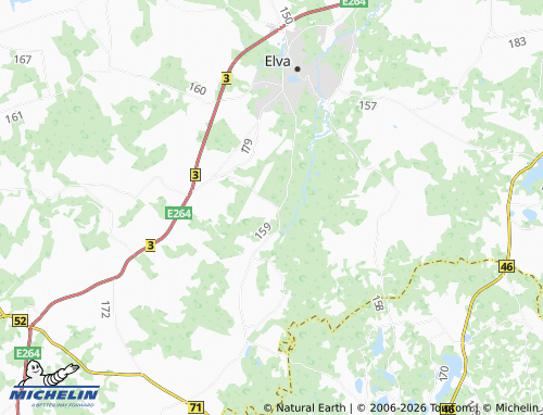 Mapa MICHELIN Uderna - ViaMichelin