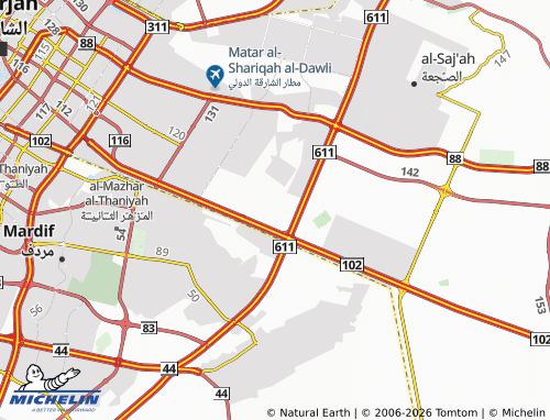 MICHELIN Al Bedea map - ViaMichelin