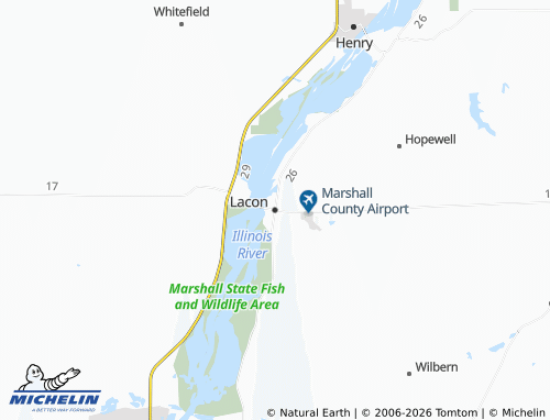 Mapa MICHELIN Lacon - ViaMichelin