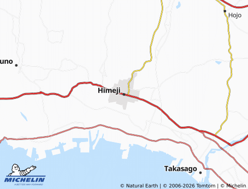 MICHELIN Himeji map - ViaMichelin