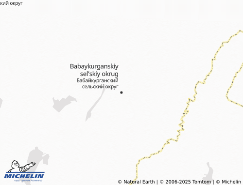 Carte MICHELIN Babaykurganskiy sel'skiy okrug - ViaMichelin