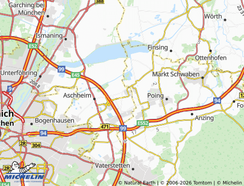 Mapa MICHELIN Kirchheim bei München - ViaMichelin