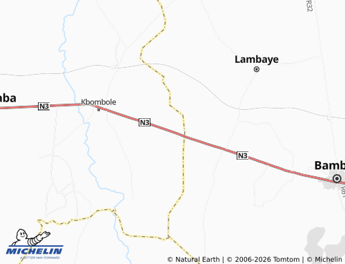Mapa MICHELIN Kaba Fanden - ViaMichelin