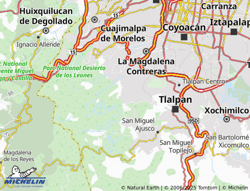 MICHELIN-Landkarte Chichicaspatl - ViaMichelin
