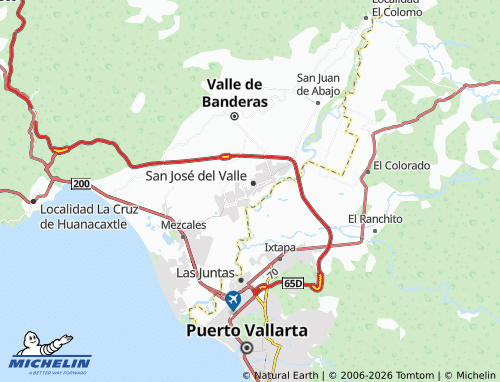 MICHELIN Rinconada Las Flores map - ViaMichelin