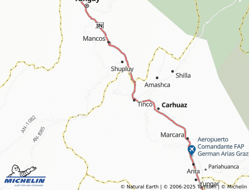MICHELIN-Landkarte Carhuac - ViaMichelin