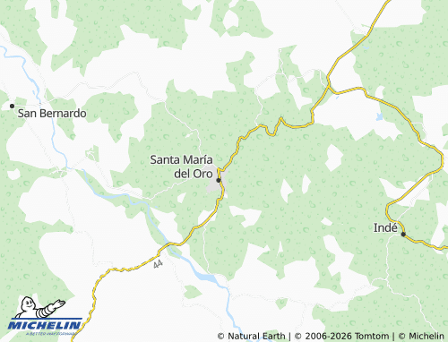 Mapa MICHELIN Ojo de Agua - ViaMichelin