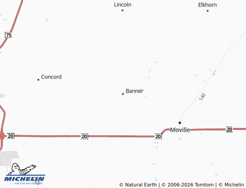 Mappa MICHELIN Banner - ViaMichelin
