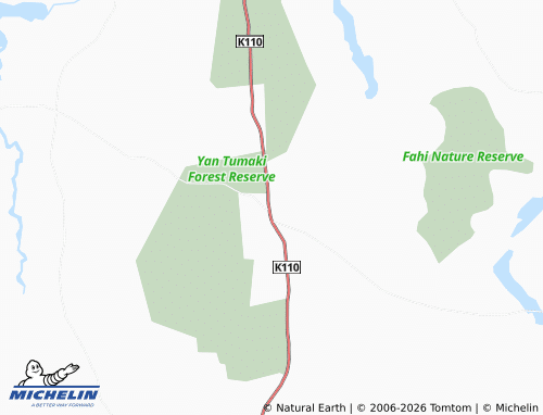 Mappa MICHELIN Yan-Tumaki - ViaMichelin