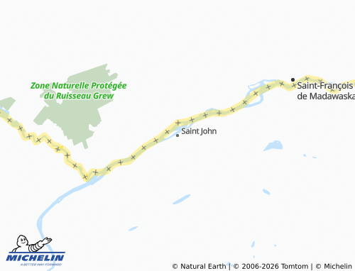 Mappa MICHELIN Saint John - ViaMichelin
