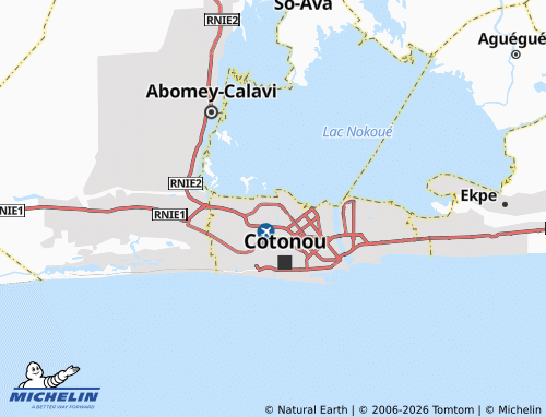 Mappa MICHELIN Yénawa Centre - ViaMichelin