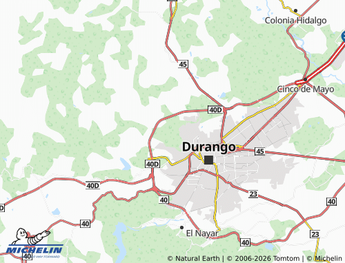MICHELIN-Landkarte Doroteo Arango - ViaMichelin