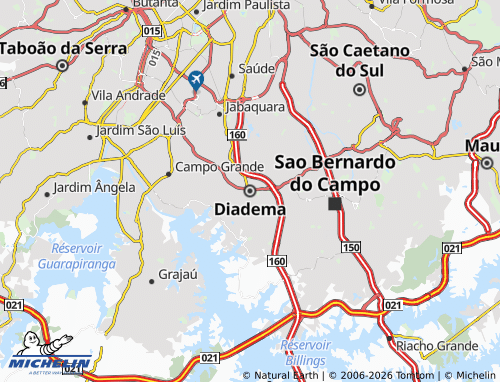 Carte MICHELIN Diadema - ViaMichelin