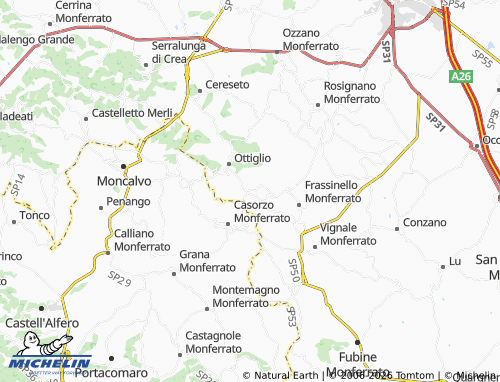 Mappa MICHELIN Molino - ViaMichelin