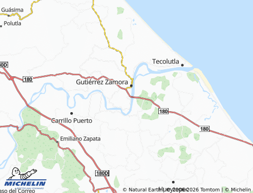 Mapa MICHELIN Cuauhtlán - ViaMichelin
