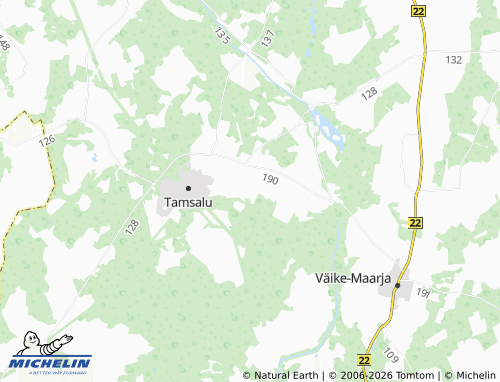 Carte MICHELIN Metskaevu - ViaMichelin