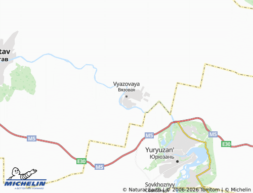MICHELIN-Landkarte Vyazovaya - ViaMichelin