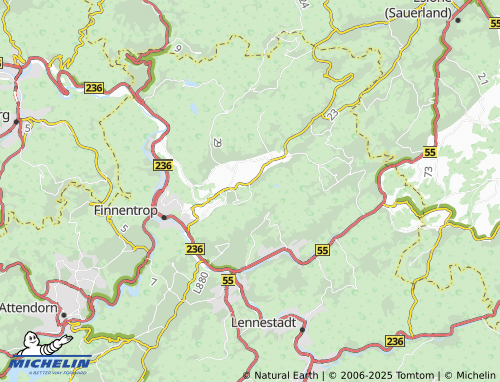 Carte MICHELIN Deutmecke - ViaMichelin