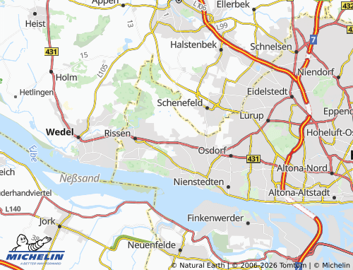 Mappa MICHELIN Sülldorf - ViaMichelin