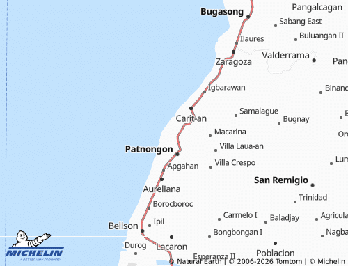 MICHELIN Amparo map - ViaMichelin