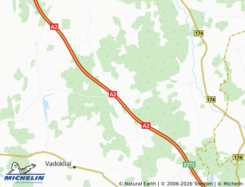 Mappa MICHELIN Genėtiniai - ViaMichelin