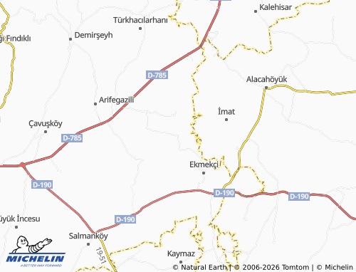 MICHELIN Gökçeköy map - ViaMichelin