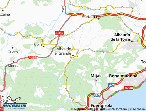 MICHELIN Alhaurín el Grande map - ViaMichelin