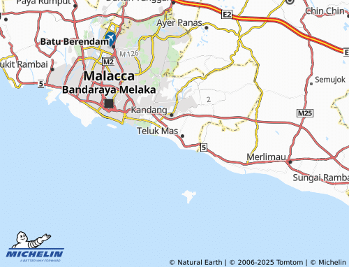 MICHELIN Kampung Bukit Punggor map - ViaMichelin