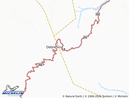 MICHELIN Debra Sina map - ViaMichelin