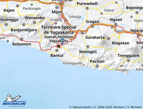 MICHELIN Gunungkidul map - ViaMichelin