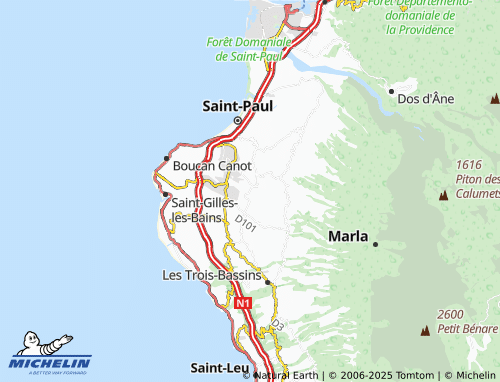 Mapa MICHELIN Le Bernica - ViaMichelin