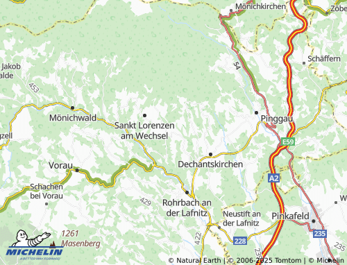MICHELIN Burgfeld map - ViaMichelin