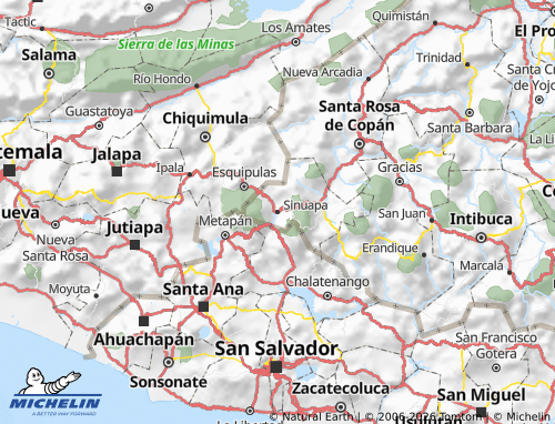 Mapa MICHELIN Ocotepeque - ViaMichelin