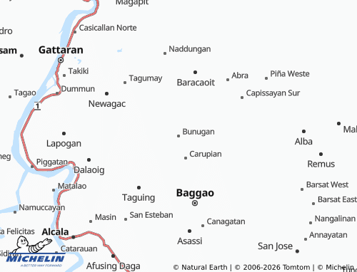 Mapa MICHELIN Bunugan - ViaMichelin