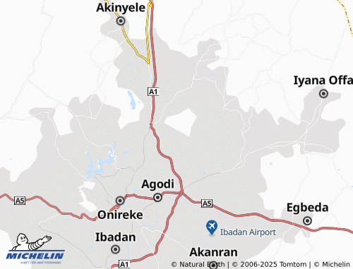 MICHELIN Balogun map - ViaMichelin